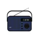 HAUSER TR-9206PLL digitális AM/FM táskarádió, max. 1,2 W RMS, bluetooth, LED kijelző, USB/microSD, AUX, óra/ébresztés, elemes és hálózati tápellátás