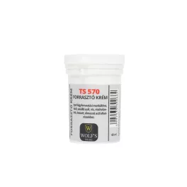   Home TS 570/40 forrasztókrém, savmentes erős tisztító és folyósító szer ipari lágyforrasztási munkákhoz, réz, ón, acél és saválló acél lágyforrasztásánál, 40ml, TS_570_40