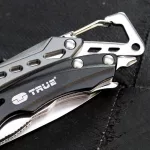 True Utility Seven, TU180K, 9 in 1, rozsdamentes acélváz, eloxált alumínium fogantyú, multifunkcionális, TU180K