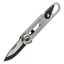   True Utility Minimalist, TU208K, multifunkcionális szerszám, designer kés, fekete titánbevonat, rozsdamentes acél penge, TU208K