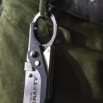True Utility Crafty, TU590, fekete titániumbevonatú nyél, cserélhető penge, összecsukható, TU590