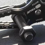 True Utility Smartknife+, TU6869, 15 in 1, mágneses bitfej tartó, kábelcsupaszoló, homokfúvott rozsdamentes acél, 5,5 cm penge, TU6869