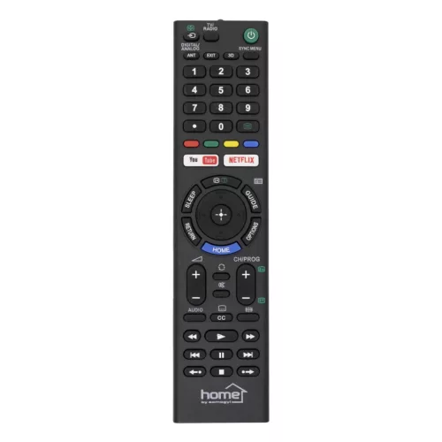 Home URC SON SONY távirányító, Sony márkájú smart TV készülékekhez, nem igényel beállítást, URC_SON