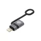 Home USBCA4 USB-C átalakító, 30W, LIGHTNING dugó, USB-C aljzat, gyorstöltés, adattovábbítás