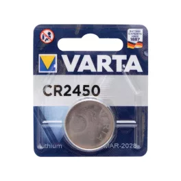   VARTA CR2450 gombelem, lítium, CR2450, 3V, 1 db/csomag, VARTA_CR2450