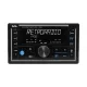 SAL VB5500 SMART autórádió, 4x50W, 2xDIN, FM RDS, USB-microSD, MP3 lejátszó, dupla USB aljzat, telefontöltő, kiválasztható RGB gomb világítás, telefonról is vezérelhető okos autórádió
