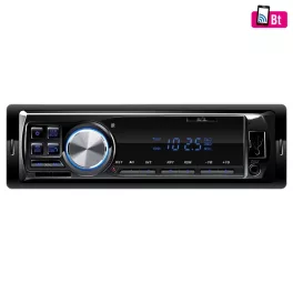   SAL VBT 1100/BL autórádió, 4 x 45 W, 4 RCA, FM, BT, USB, SD, AUX, kék LED kijelző és gombok, VBT_1100_BL