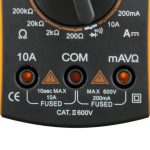 Home VC 830L digitális multiméter, egyenfeszültség, váltófeszültség, egyenáram, ellenállás mérése, mért érték rögzítés, VC_830L