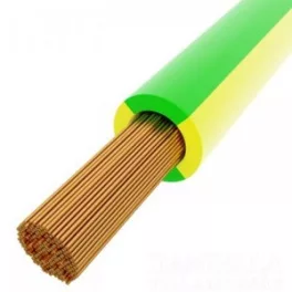   MKH vezeték 1x10mm2 zöld-sárga PVC szigetelésű sodrott réz erű H07V-K (MKH)