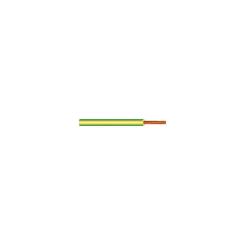 MCU vezeték 1x4mm2 (100) zöld-sárga PVC szigetelésű tömör réz erű M-Cu H07V-U (MCU)