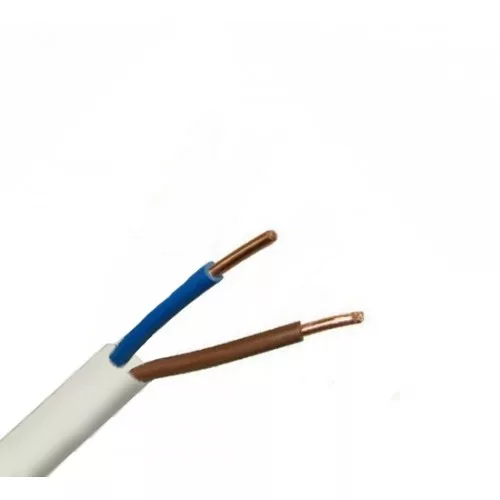 MT kábel 2x2,5mm2 fehér PVC köpenyes réz erű sodrott H05VV-F (MTK)