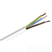   MT kábel 3x4mm2 fehér PVC köpenyes réz erű sodrott H05VV-F (MTK)