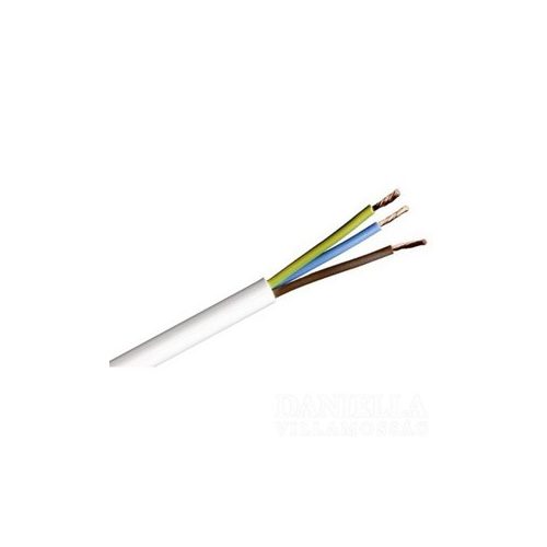 MT kábel 3x6mm2 fehér PVC köpenyes réz erű sodrott H05VV-F (MT)