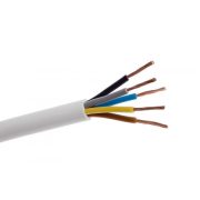   MT kábel 5x4mm2 fehér PVC köpenyes réz erű sodrott H05VV-F (MTK)