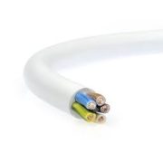   MT kábel 5x6mm2 fehér PVC köpenyes réz erű sodrott H05VV-F (MTK)