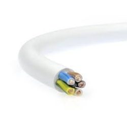   MT kábel 5x6mm2 fehér PVC köpenyes réz erű sodrott H05VV-F (MTK)