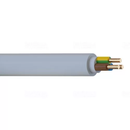 MB-CU kábel 3x4mm2 szürke PVC köpenyes tömör réz erű 300/500V NYM-j (MBCU)