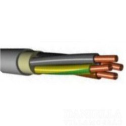   MB-CU kábel 4 x1,5mm2 szürke PVC köpenyes tömör réz erű 300/500V NYM-j 3x1,5 (MBCU)