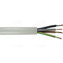   MB-CU kábel 4 x2,5mm2 szürke PVC köpenyes tömör réz erű 300/500V NYM-j 4x2,5 (MBCU)