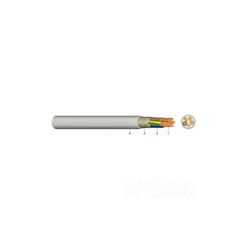 MB-CU kábel 5x4mm2 szürke PVC köpenyes tömör réz erű 300/500V NYM-j (MBCU)