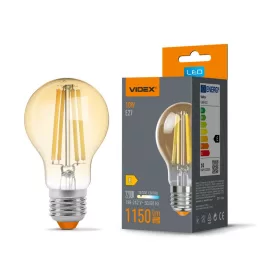   LED Bulb VIDEX Filament A60FA 10W E27 2200K bronze VL-A60FA-10272
