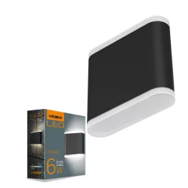   Facade double-sided luminaire VIDEX-6W-EVAN-BLACK VL-AR06-062B