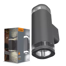   Facade double-sided luminaire VIDEX-2XGU10-BRUNO-GRAY VL-AR072G