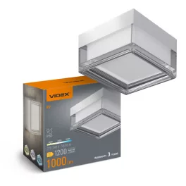   WALL-AND-CEILING-MOUNTED LED LIGHT FITTING VIDEX BHD02 9W 2800-4000-6000K WHITE VL-BHD02-09CWW