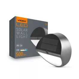   LED Solar Wall Light with motion sensor VIDEX VL-BHSO-002-S 500Lm 5000K