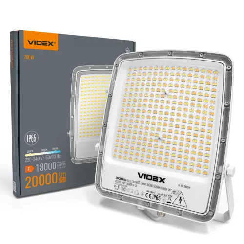 LED Floodlight VIDEX-FLOOD-LED-F5-200W-CCT
