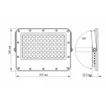 LED Solar Floodlight VIDEX VL-FSO2-505