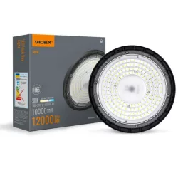   LED High Bay Light VIDEX HBe03 100W 5000K 12000Lm 230V Black VL-HBe03-1005B