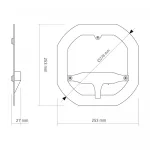 LED module VIDEX VL-MLC-50C 50W 3000K-4000K-6500K VL-MLC-50C