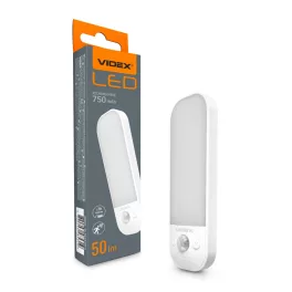   LED RECHARGEABLE NIGHT LIGHT with MOTION SENSOR VIDEX VL-NL014W-S VL-NL014W-S
