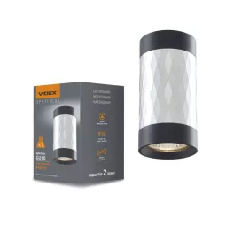   Ceiling spotlight luminaire VIDEX-GU10-TREVOR-BW VL-SPF03A-SPB