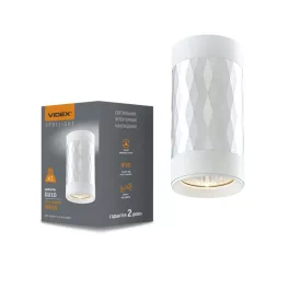   Ceiling spotlight luminaire VIDEX-GU10-TREVOR-WHITE VL-SPF03A-SPW