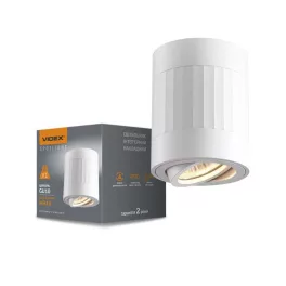   Ceiling spotlight luminaire VIDEX-GU10-PAUL-WHITE VL-SPF04A-WFW