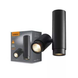   Ceiling spotlight luminaire VIDEX-2XGU10-ARIZA-BLACK VL-SPF07-B