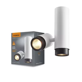   Ceiling spotlight luminaire VIDEX-2XGU10-ARIZA-WHITE VL-SPF07-WB