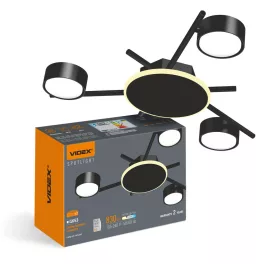   Ceiling spotlight luminaire VIDEX for 3xGX53 lamp with backlight VL-SPF20B-BB