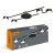 Ceiling spotlight luminaire VIDEX for 3xGX53 lamp with backlight VL-SPF20B-BB VL-SPF20B-BB