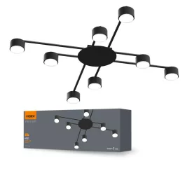   Ceiling spotlight luminaire VIDEX for 8xGX53 lamp VL-SPF22B-B VL-SPF22B-B