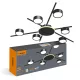 Ceiling spotlight luminaire VIDEX for 6xGX53 lamp with backlight VL-SPF22B-BB VL-SPF22B-BB