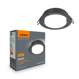   Recessed spotlight luminaire VIDEX for GX53 lamp VL-SPF27R-B VL-SPF27R-B