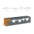 Ceiling spotlight luminaire VIDEX for 3xGX53 lamp VL-SPF32-3W