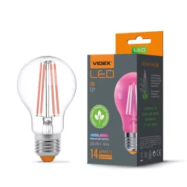 LED Plant Grow Bulb VIDEX-E27-A60-8W-FITO VLE-A60FF-08271