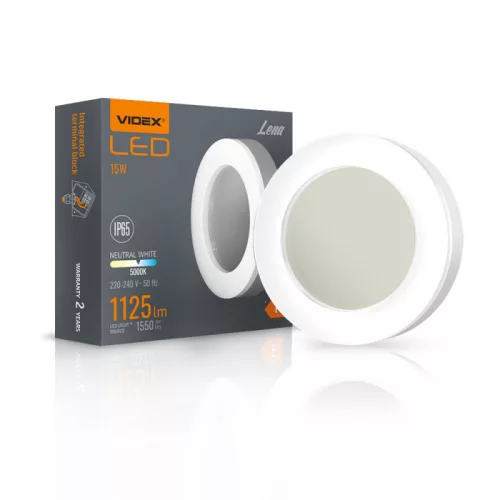 LED Bulkhead Light VIDEX-BULKHEAD-LED-LENA-15W-NW VLE-BHFR-155