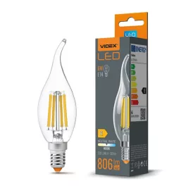 LED Bulb VIDEX-E14-C35-6W-FIL-FLAME-NW VLE-C35Ft-06144