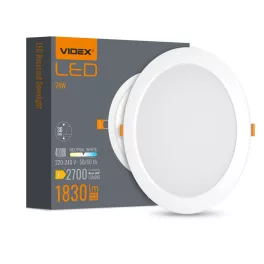   LED Recessed Downlight VIDEX-DOWNLIGHT-LED-DLBR-244-24W-NW VLE-DLBR-244