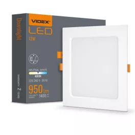   LED Downlight Fixture VIDEX-DOWNLIGHT-LED-DLBS-124-12W-NW VLE-DLBS-124